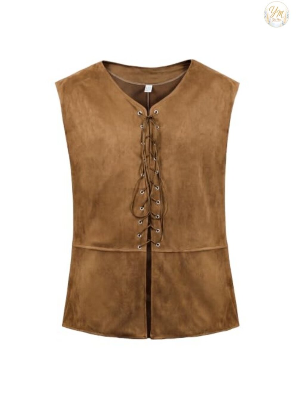Faux Leather Lace-Up Medieval Renaissance Steampunk Vest Waistcoat